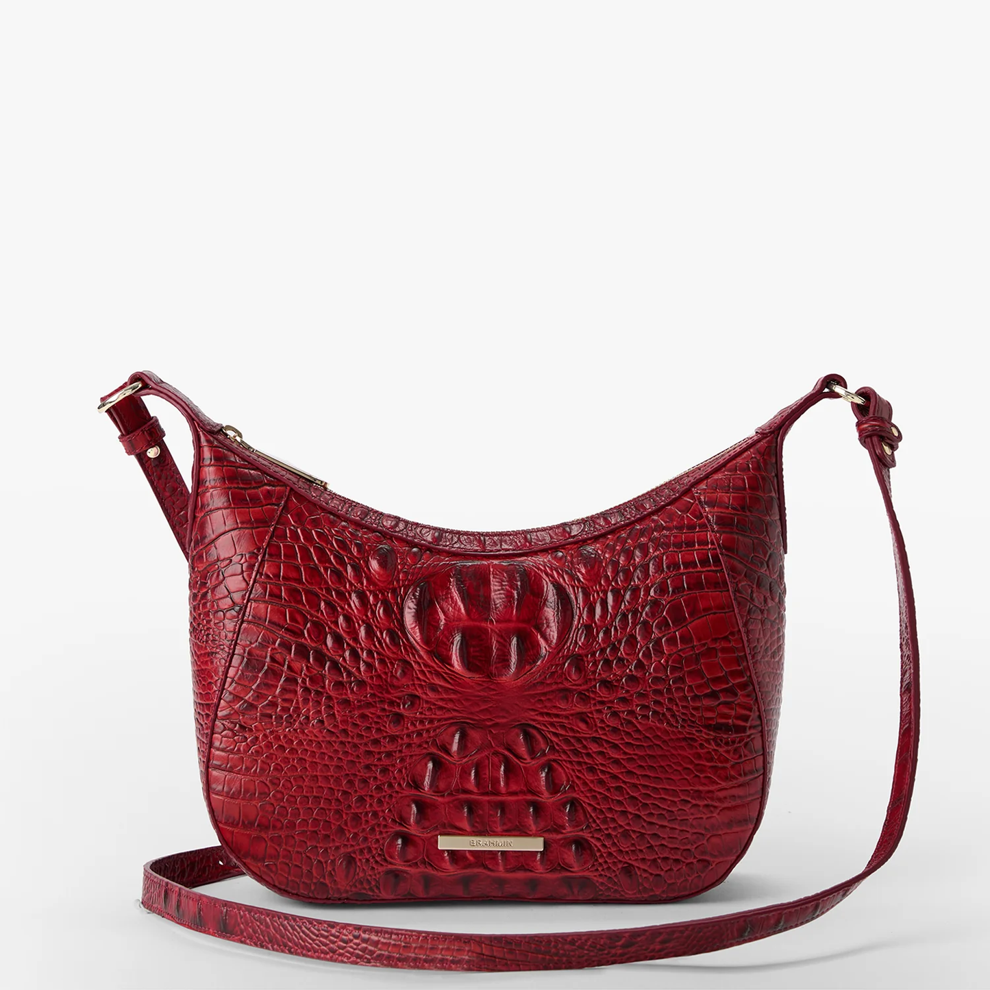 Brahmin Alden Road Collection Corinne Crossbody, Scarlet