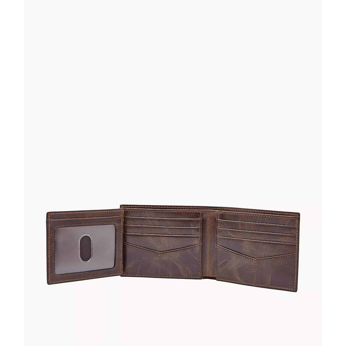 Fossil Derrick Leather RFID Bifold Wallet