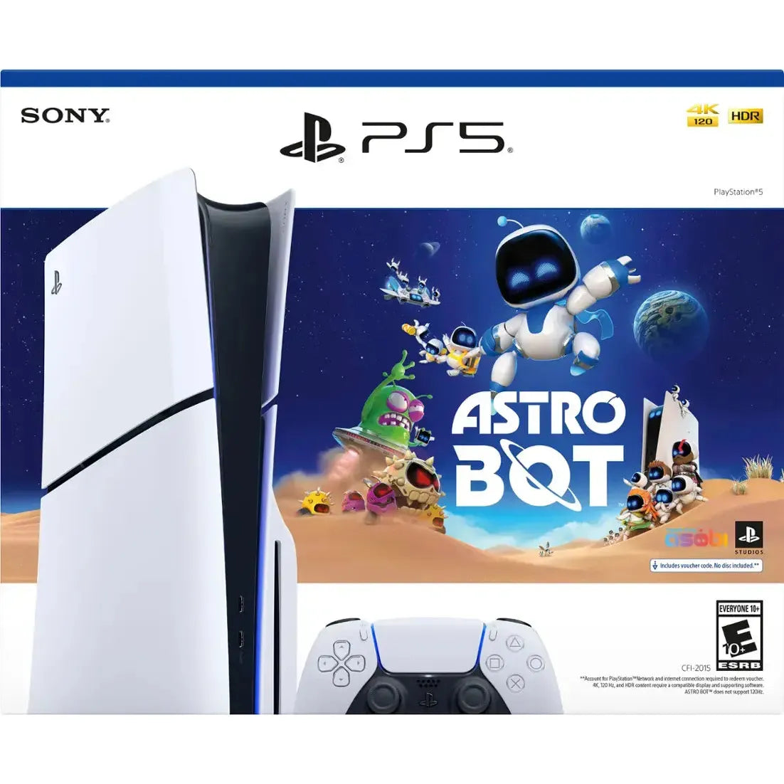 Sony PlayStation 5 Slim Console ASTRO BOT Bundle, White