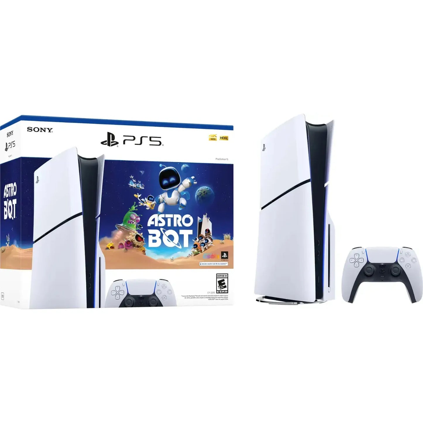 Sony PlayStation 5 Slim Console ASTRO BOT Bundle, White