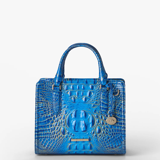 Brahmin Melbourne Collection Cami Satchel, Electric Indigo Ombre