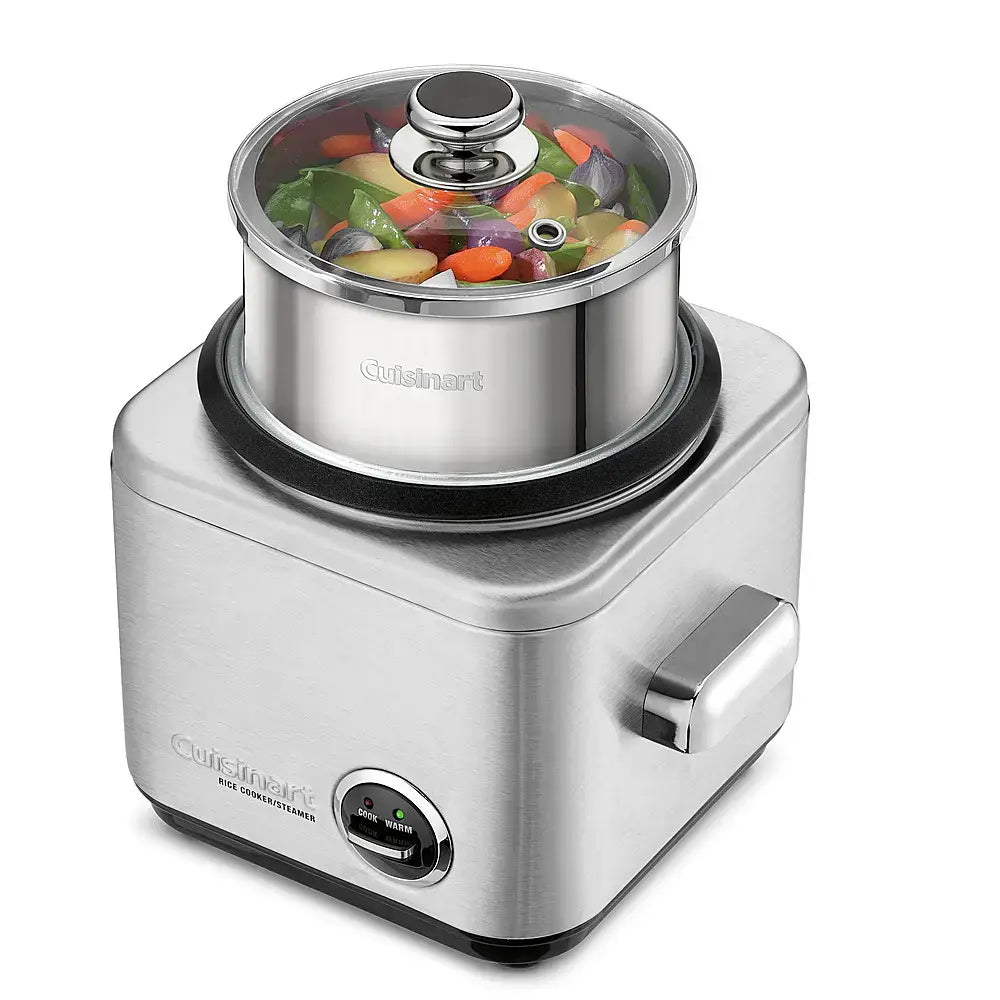 Cuisinart 4 Cup Rice Cooker, Stainless Steel