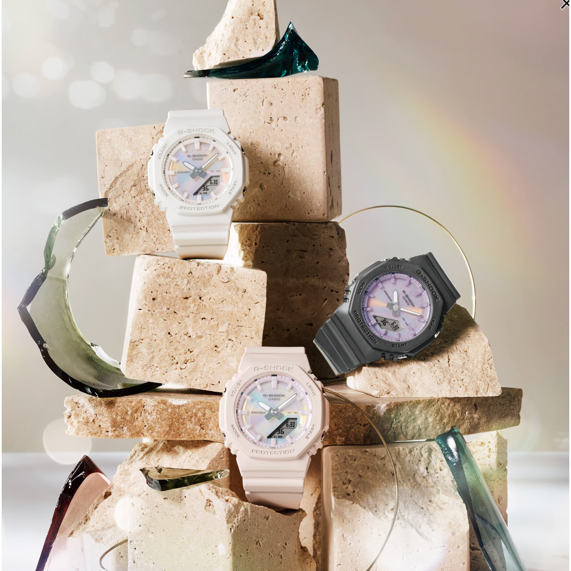 G-Shock - Ana-Digi 2100, White