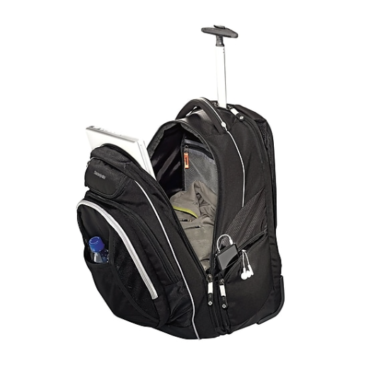 Samsonite Tectonic Wheeled 21" Backpack, Black