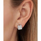 Michael Kors Padlock Earrings, Silver