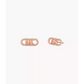 Michael Kors MK Oval Earrings, Rose Gold